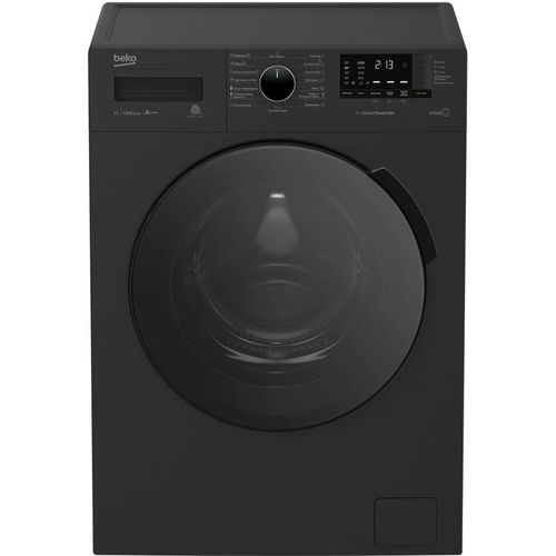 Стиральная машина Beko WSPE7612A, с фронтальной загрузкой, 7кг, 1200об/мин, с паром, инверторная