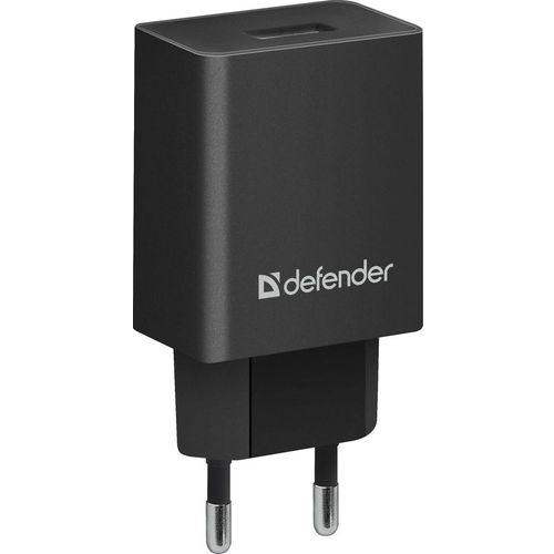 Сетевое зарядное устройство Defender EPA-10, USB-A, 10.5Вт, 2.1A, черный [83572]
