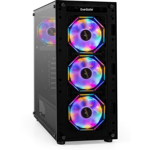 Корпус ATX EXEGATE i3 Base, Midi-Tower, без БП, черный [ex294967rus]
