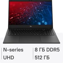 Изображение товара Ноутбук iRU Planio 15ING 15.6 IPS Intel N100 8ГБ SSD FreeDOS черный