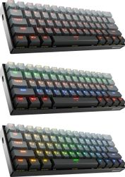 Клавиатура Redragon Fizz RT, проводная, магнитно-механическая, серый