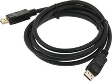 Изображение товара Кабель Display Port NingBo V1.2, DisplayPort (m) - DisplayPort (m), круглое, 1.8м, черный