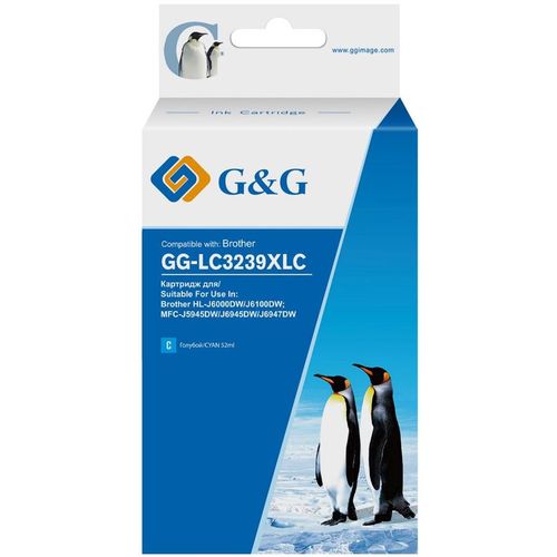 Картридж G&G GG-LC3239XLC, голубой / GG-LC3239XLC