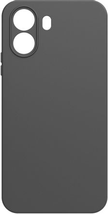 Чехол (клип-кейс) BORASCO Silicone Case, для Realme C100i, черный [76833]