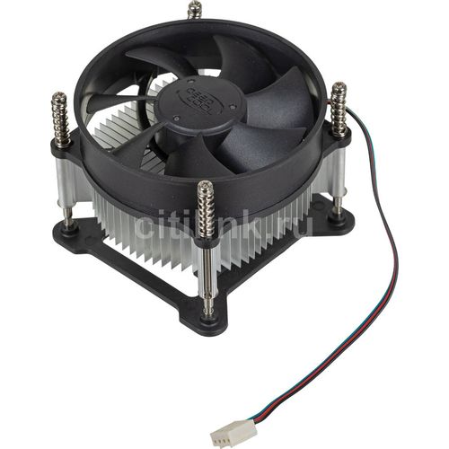 Устройство охлаждения (кулер) DeepCool CK-11508 PWM, 4-pin, 92мм, черный, retail [dp-icas-ck11508-p]