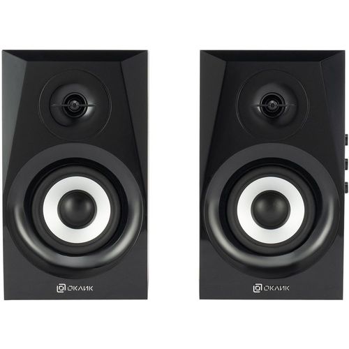 Колонки Bluetooth Oklick OK-166 BT, 2.0, черный [1112254]