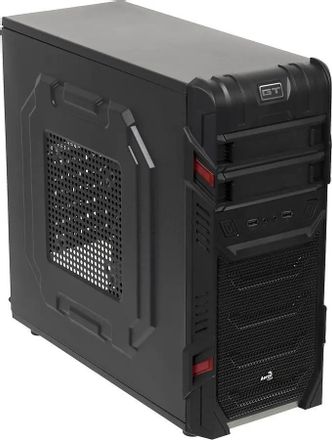 Корпус ATX Aerocool GT, Midi-Tower, без БП, черный