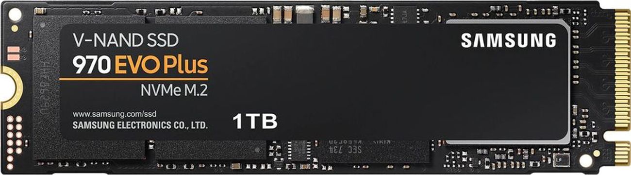 SSD накопитель Samsung 970 EVO Plus MZ-V7S1T0B/AM 1ТБ, M.2 2280, PCIe 3.0 x4,  NVMe,  M.2