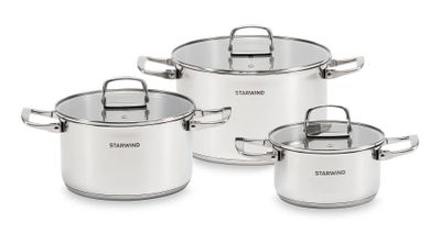 Набор кастрюль StarWind Chef Compact,  6 предметов