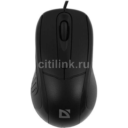 Мышь проводная Defender Standard MB-580, оптическая, USB, 1000dpi, черный [52580]
