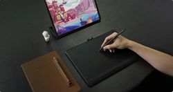 13" Графический планшет HUION Inspiroy Frego M, черный