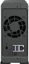 Сетевое хранилище NAS SYNOLOGY DS124,  1-bay,  настольный,  RTD1619B
