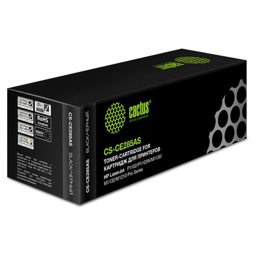 Картридж Cactus CS-CE285AS-6, CE285AS, черный / CS-CE285AS-6