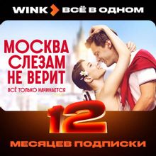 Изображение товара Wink Всё в одном 12 мес - подписка на мультитарифный доступ