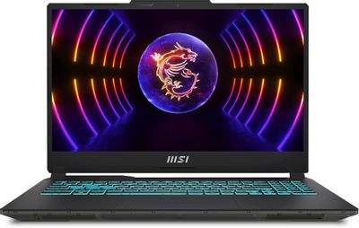 Ноутбук игровой MSI Cyborg 15 A13VF-1615XRU 15.6", IPS, Intel Core i7 13620H 2.4ГГц, 10-ядерный, 32ГБ DDR5, 512ГБ SSD,  NVIDIA GeForce  RTX 4060 для ноутбуков - 8 ГБ, FreeDOS, черный [9s7-15k111-1615]