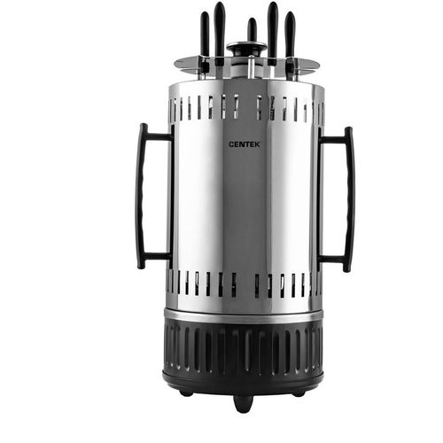 Шашлычница электрическая CENTEK CT-1460, 1200Вт, серебристый — цена и наличие Шашлычница электрическая CENTEK CT-1460, 1200Вт, серебристый
