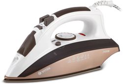 Утюг Vitek VT-1201,  с паровым ударом,  коричневый