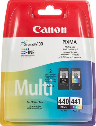 Картридж (двойная упаковка) Canon PG-440/CL-441, черный / трехцветный / 5219B005/5219B009