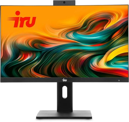 23.8" Моноблок iRU Tactio 23IP6 Full HD, Intel Core i3 12100, 8ГБ DDR5, 480ГБ SSD,  Windows 11 Pro, черный [2163744]