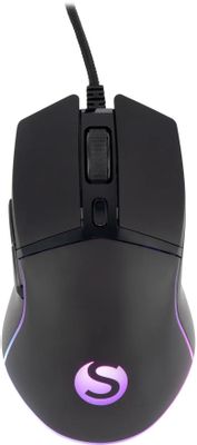 Мышь SunWind SW-M720G, игровая, оптическая, проводная, USB, черный [1422384]