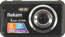 Цифровой компактный фотоаппарат Rekam iLook S760i, черный – купить в ...