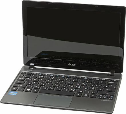Ноутбук Acer Aspire V5-171-33214G50ass 11.6", Intel Core i3 3217U 1.8ГГц, 2-ядерный, 4ГБ DDR3, 500ГБ,  Intel HD Graphics  4000, Windows 8, серый [nx.m3aer.015]