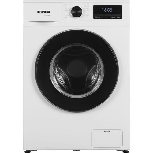 Стиральная машина узкая Hyundai WME6010, с фронтальной загрузкой, 6кг, 1000об/мин, с паром, инверторная