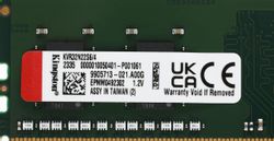 Оперативная память Kingston Valueram KVR32N22S6/4 DDR4 - 1x 4ГБ