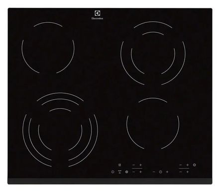 Электрическая варочная панель Electrolux EHF6343FOK, независимая, черный
