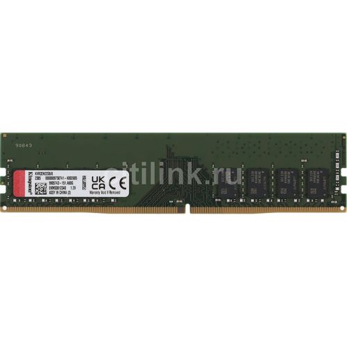 Оперативная память Kingston Valueram KVR32N22S8/8 DDR4 - 1x 8ГБ 3200МГц, DIMM, Ret