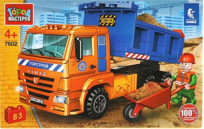 Конструктор Город Мастеров Камаз. Самосвал [7602-kk] – купить в ...