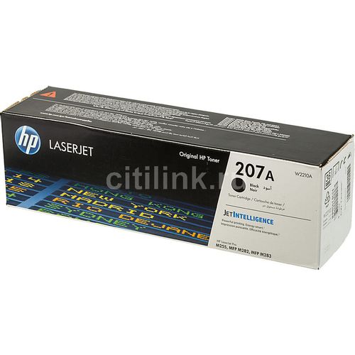 Картридж HP 207A, черный / W2210A