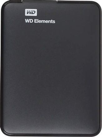 Внешний диск HDD  WD Elements Portable WDBUZG5000ABK-EESN, 500ГБ, черный