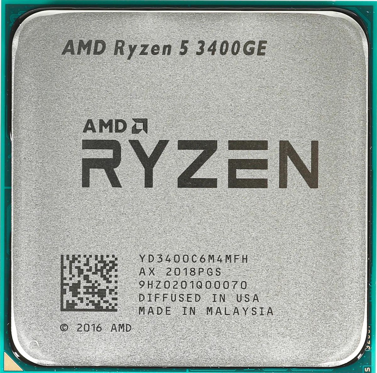 AMD Ryzen 5 3400GE AM4 OEM yd3400c6m4mfh