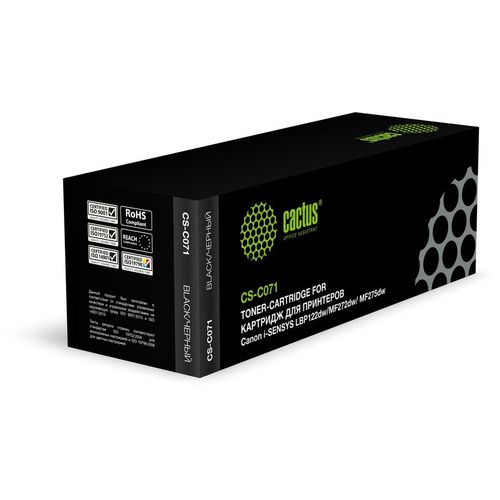 Картридж Cactus CS-C071, 071, черный / CS-C071