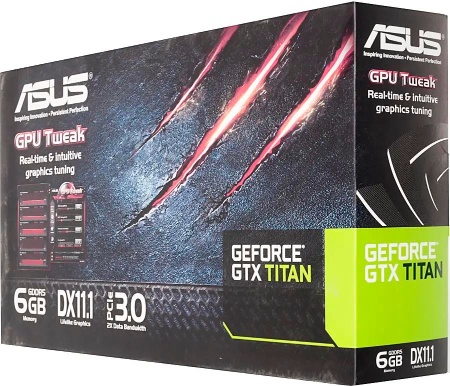 ASUS NVIDIA GeForce GTX TITAN 6 GDDR5 Ret gtxtitan 6gd5 774772
