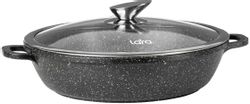 Сотейник LARA Rio LR02-211, 2.9л, с крышкой, черный