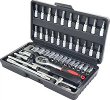 Изображение товара Набор инструментов CARTMAN 46 предметов с жестким кейсом для автомобиля