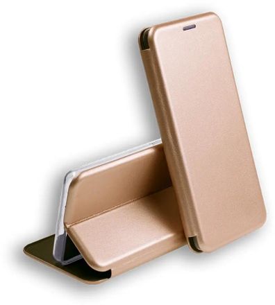 Чехол (флип-кейс) ZIBELINO Book, для Honor 8A, золотистый [zb-hon-8a-gld]