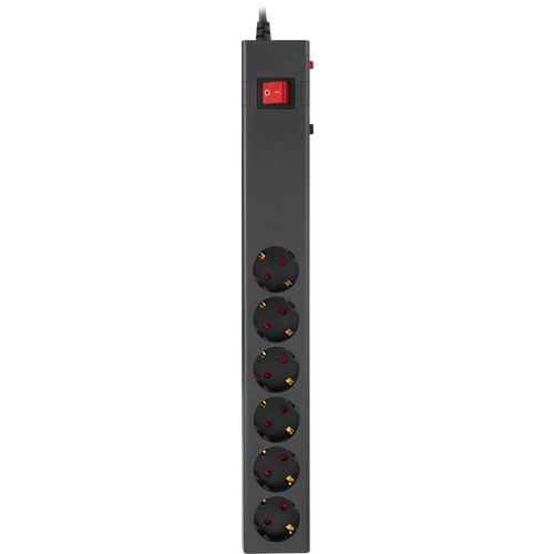 Сетевой фильтр Buro 600SE-16-3-B, 3м, черный