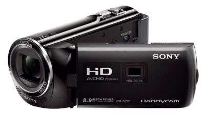 Видеокамера Sony HDR-PJ220E, черный,  Flash [hdrpj220eb.cel]