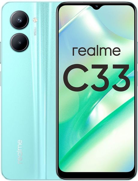 Смартфон REALME C33 3/32Gb,  голубой