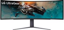 Изображение товара 49" Монитор LG UltraGear 49GR85DC-B,  5120x1440,  VA,  240Гц,  2хHDMI,  1хDP,  изогнутый, черный [49gr85dc-b.aruz]