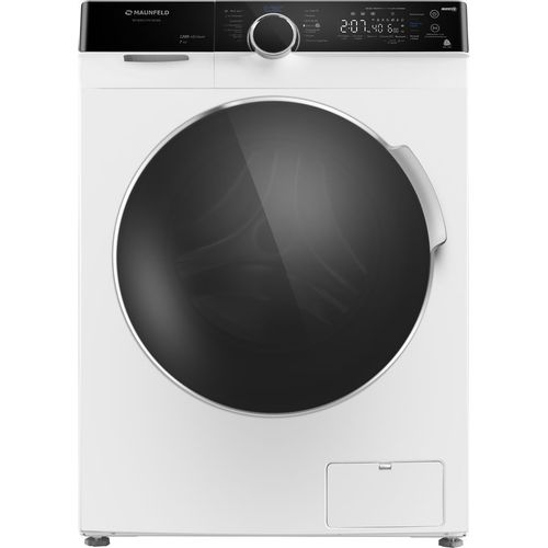 Стиральная машина MAUNFELD MFWM127STWH06, с фронтальной загрузкой, 7кг, 1200об/мин, с паром, инверторная