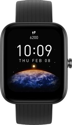 Смарт-часы AMAZFIT Bip 3 Pro A2171,  1.69",  черный / черный
