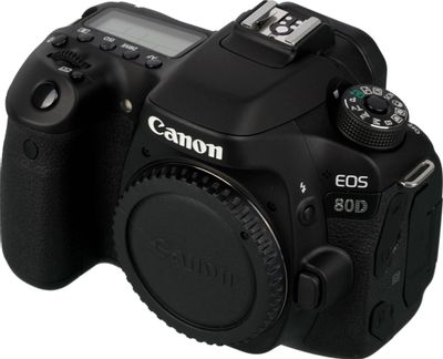 Зеркальный фотоаппарат Canon EOS 80D body, черный