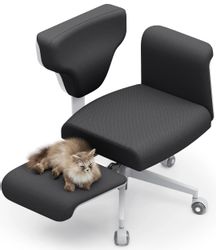 Кресло FOXGEAR Studio, ткань, до 150кг,  темно-серый