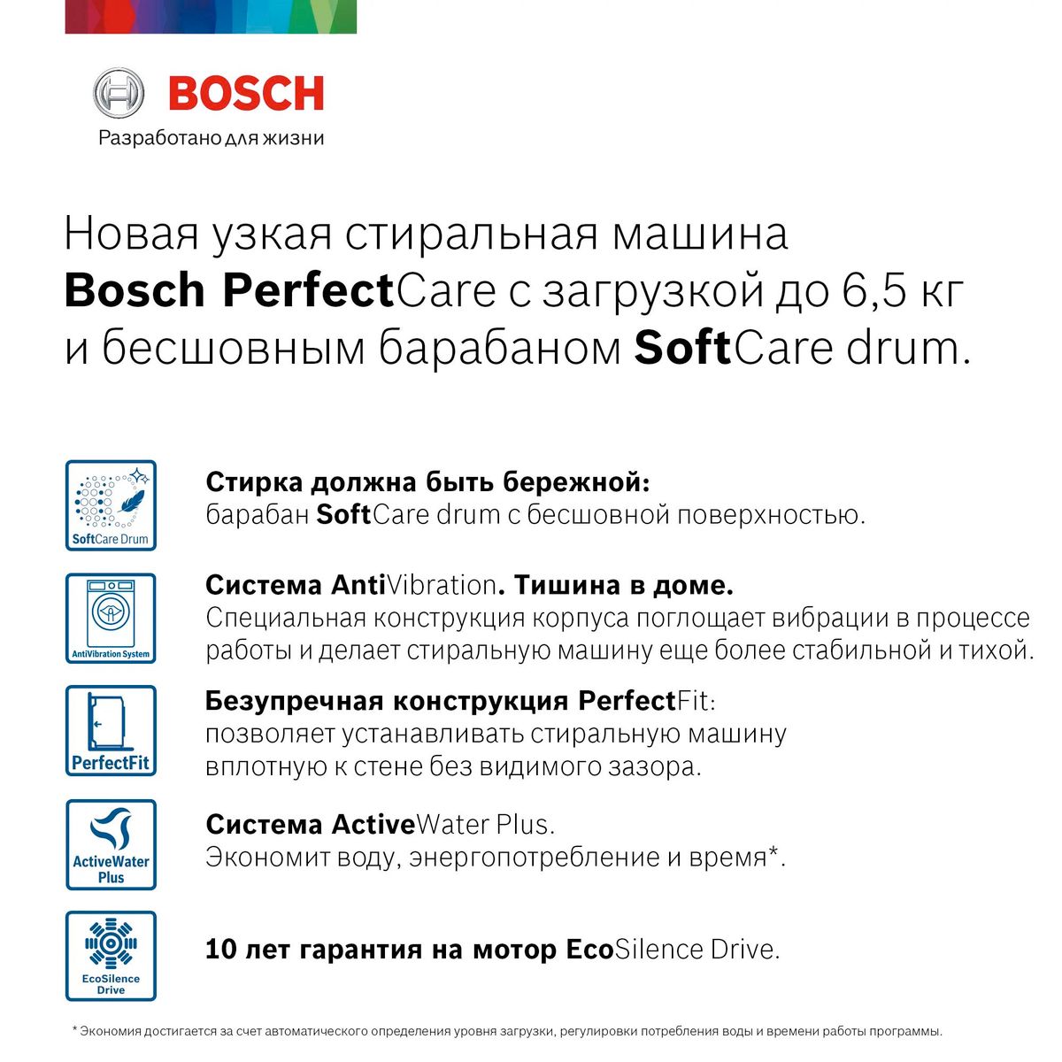 Обзор товара стиральная машина Bosch Serie 4 WLP20265OE, с фронтальной  загрузкой, 6.5кг, 1000об/мин, инверторная (1400445) в интернет-магазине  СИТИЛИНК