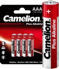 Изображение товара AAA Батарейка CAMELION Plus Alkaline LR03-BP4,  4 шт.