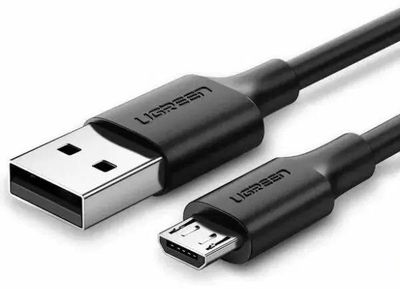 Кабель UGREEN US289,  micro USB (m) -  USB (m),  1м,  2A,  черный [60136]